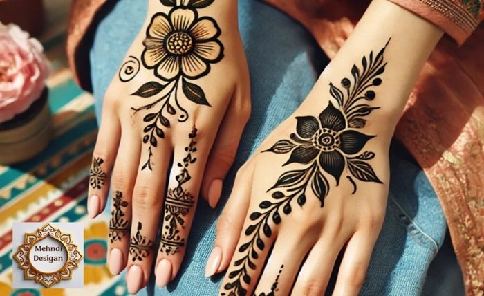 15+ Beautiful and Easy Simple Mehandi Design Ideas for Every Occasion simple mehandi design